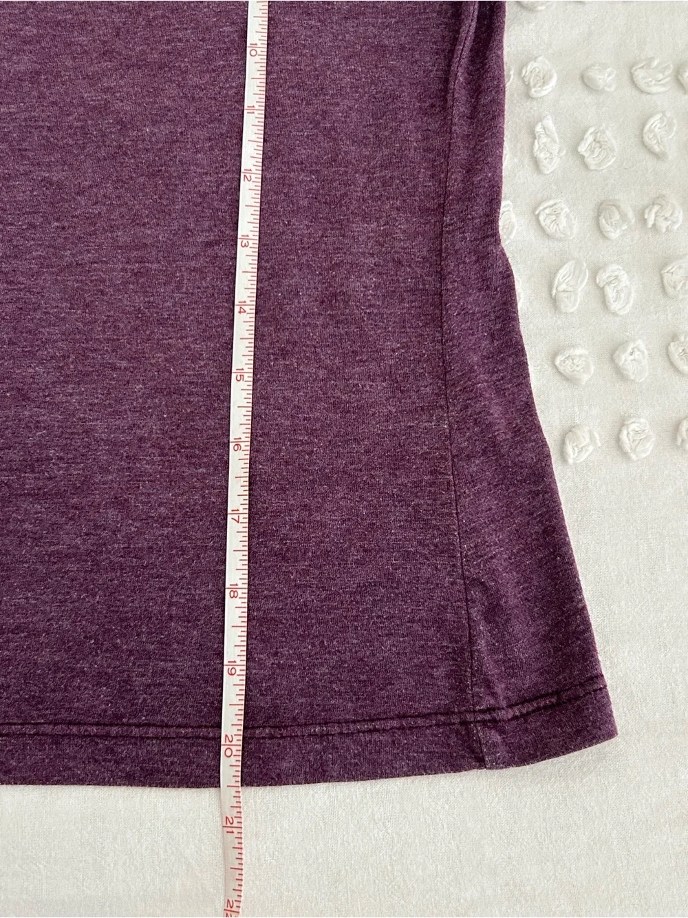 Y2K Vintage Weavers Girl T-Shirt Heather Plum Crew Neck Cotton Blend Size L